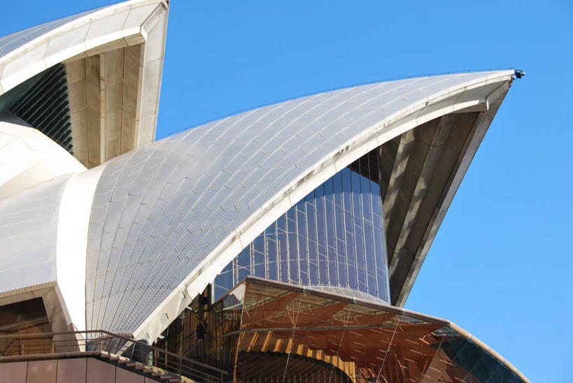 无人,横图,室外,特写,白天,建筑,悉尼歌剧院,澳大利亚,屋顶,歌剧院,摄影,部分,悉尼,万里无云,新南威尔士,设计