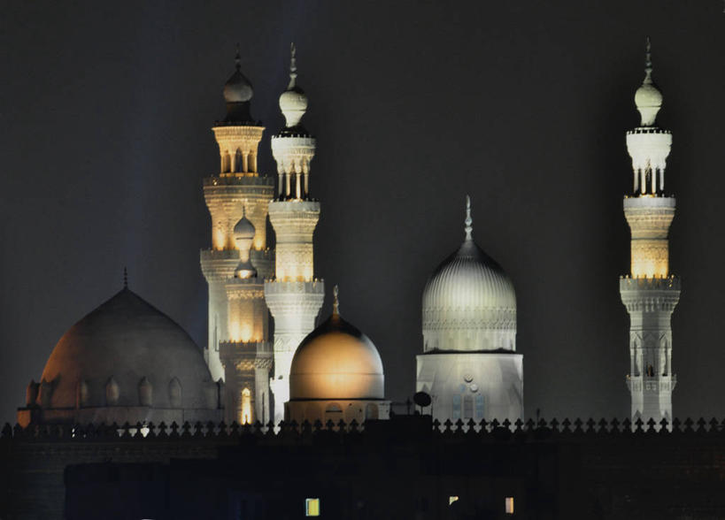 无人,横图,室外,夜晚,天际线,城市,建筑,非洲,埃及,开罗,首都,摄影,照亮,尖塔,中东,圆顶建筑,清真寺,首府,埃及文化,阿拉伯埃及共和国,金字塔之国,棉花之国,阿非利加洲,开罗省,苏丹.哈桑清真寺,彩图