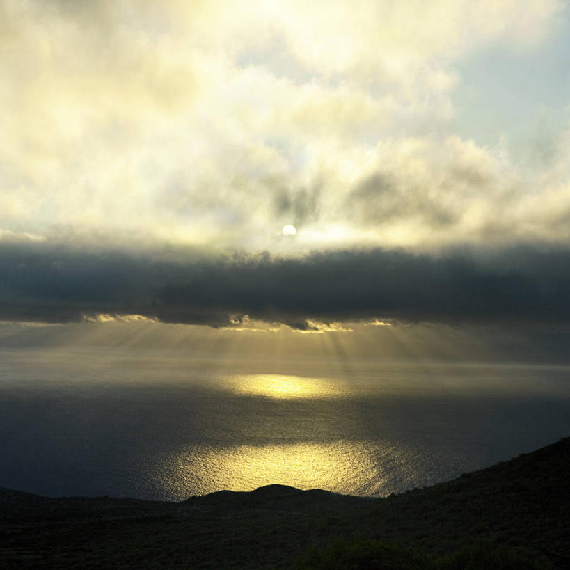 无人,方图,俯视,室外,美景,日落,西班牙,海岸线,景观,风景,自然,景色,摄影,宁静,自然风光,加那利群岛,剪影,海景,灵性,耶罗岛,大西洋群岛,彩图,高角度拍摄