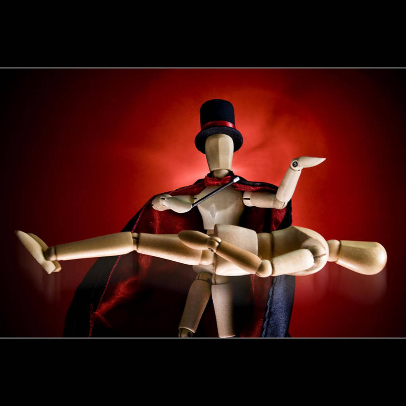 无人,魔术师,方图,表演,红色背景,漂浮,半空,摄影,想法,彩图,影棚拍摄