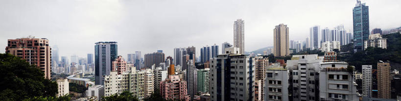 无人,横图,全景,俯视,室外,白天,天际线,建筑,摩天大楼,香港,公寓,摄影,市区,九龙,彩图,高角度拍摄