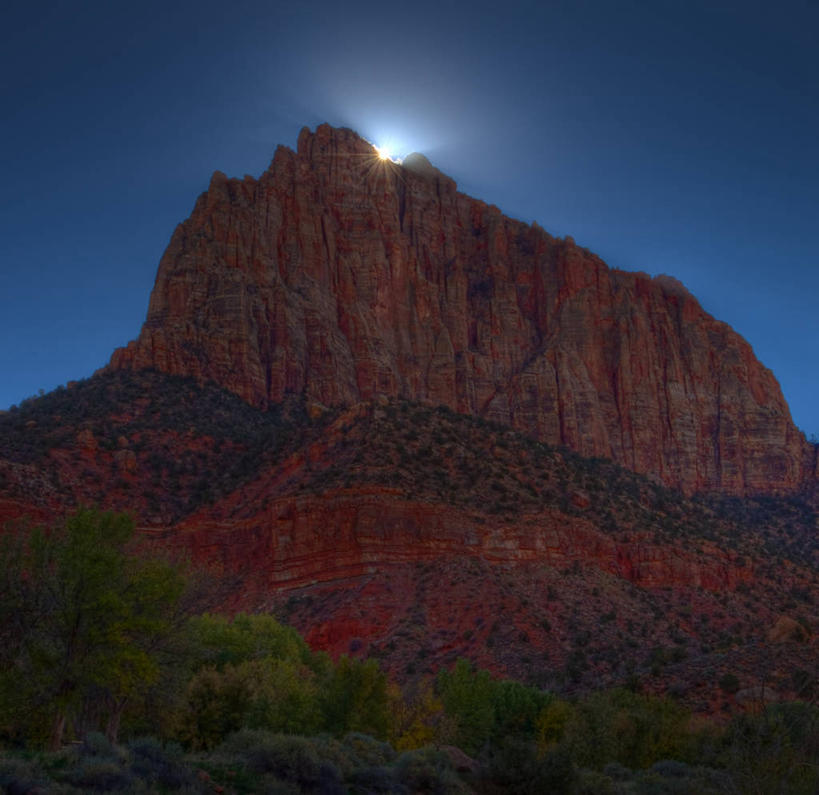 无人,横图,室外,日出,日光,美国,宏伟,树,风景,陡峭,摄影,宁静,犹他,看管,看守,岩石,彩图,把守