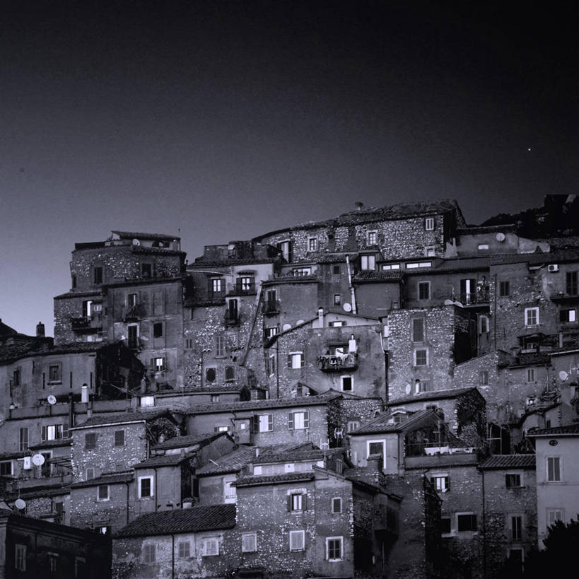 无人,方图,黑白,室外,夜晚,建筑,意大利,房屋,城镇,天空,社区,摄影,宁静,意大利文化,罗马省