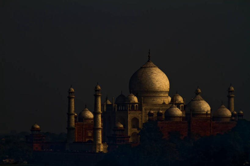 无人,横图,室外,建筑,泰姬陵,印度,黎明,宏伟,历史,地标建筑,摄影,宁静,圆顶建筑,阿格拉,北方邦,彩图,过去