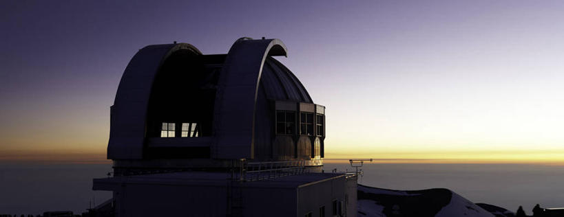 无人,天文台,横图,全景,室外,技术,美国,研究,科学,天文望远镜,地形,天空,黄昏,摄影,宁静,天文学,夏威夷群岛,太平洋岛屿,彩图,凯克天文台