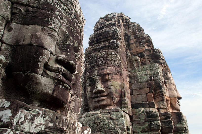 无人,横图,室外,特写,白天,仰视,建筑,雕塑,柬埔寨,标志,雕像,符号,历史,标识,天空,摄影,佛教,岩层,暹粒,暹粒省,性别符号,巴扬寺,古代文明,大吴哥城,美术工艺,岩石,彩图,低角度拍摄,男性符号,柬埔寨文化