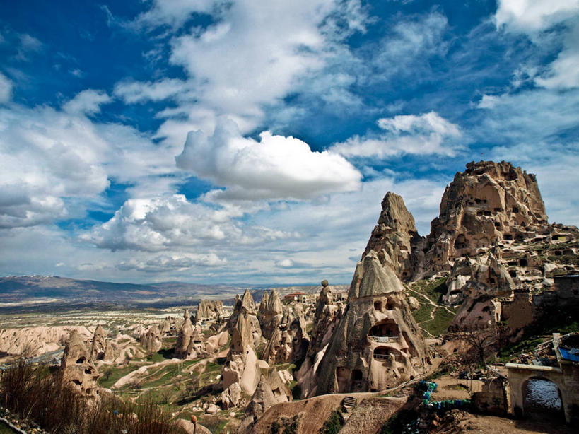 无人,横图,室外,白天,土耳其,亚洲,城堡,地形,云,历史,自然,摄影,岩层,西亚,卡帕多西亚,安纳托利亚,小亚细亚,卡帕多奇亚,岩石,彩图,格雷梅,土耳其共和国,安那托利亚,小亚细亚半岛