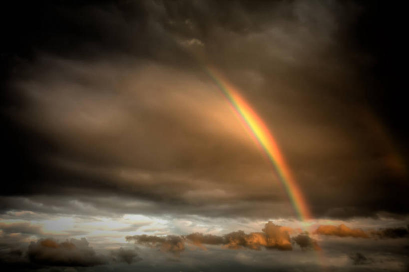 无人,横图,室外,彩虹,美景,荷兰,景观,云,黎明,宏伟,风景,自然,景色,摄影,宁静,自然风光,奈梅亨,彩图,海尔德兰