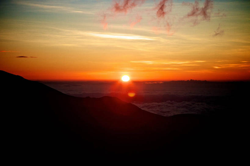 无人,横图,室外,日出,山,太阳,肯尼亚,天空,橙色,摄影,宁静,早晨,剪影,彩图