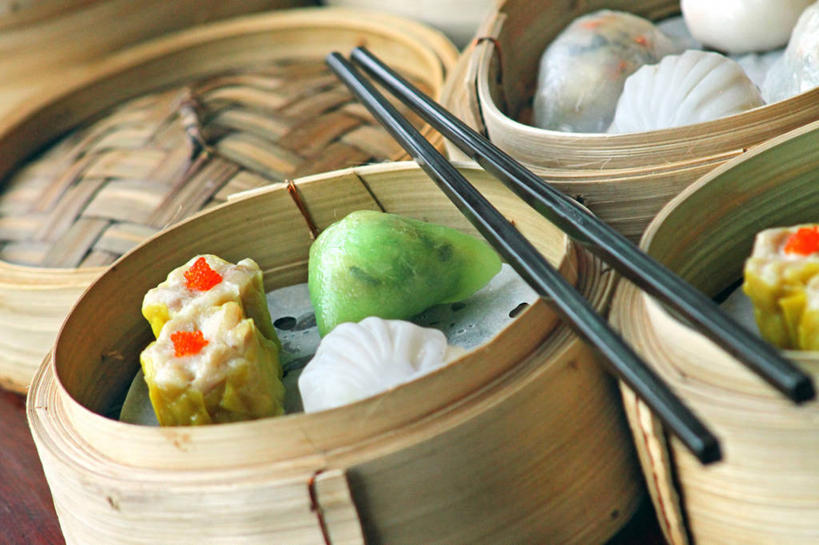 点心,无人,横图,室内,特写,白天,筷子,香港,篮子,饺子,饮食,摄影,多样,清新,中国文化,汤圆,蒸锅,彩图