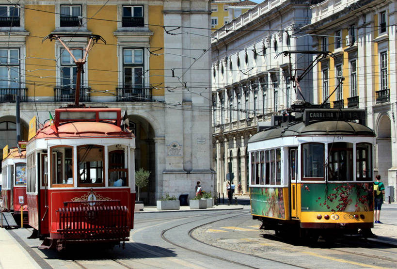 广场,横图,室外,白天,城市,葡萄牙,电缆,公共交通,首都,里斯本,缆车,运输,摄影,彩图