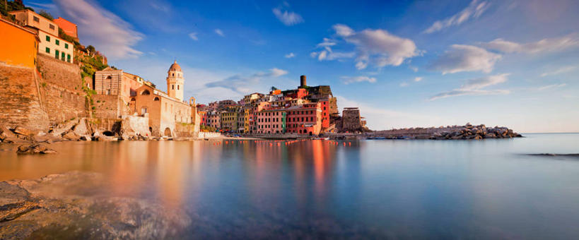 无人,横图,全景,室外,白天,海洋,建筑,意大利,欧洲,反射,乡村,云,天空,自然,摄影,宁静,南欧,意大利文化,意大利共和国,利古里亚,利古里亚大区,五渔村,五乡地,彩图,海港