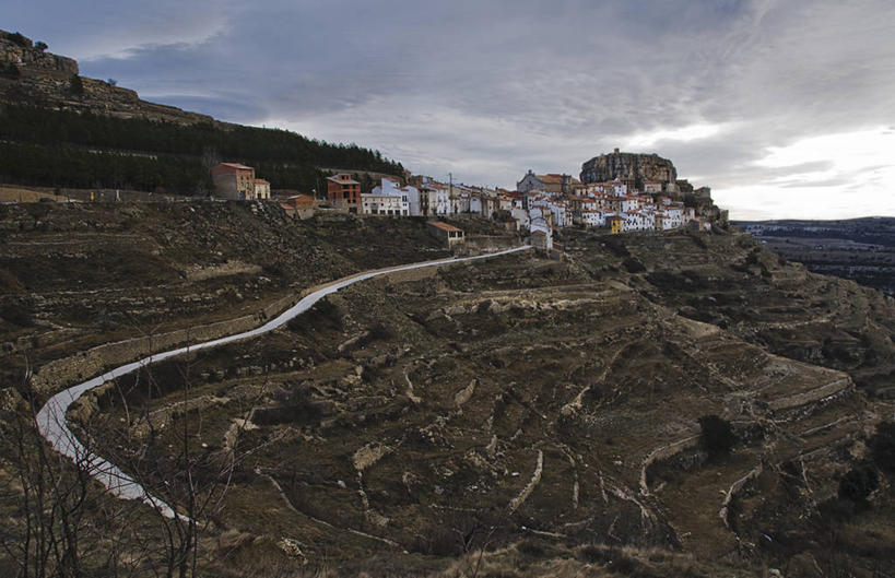 无人,横图,室外,白天,建筑,西班牙,欧洲,云,历史,树,天空,自然,摄影,宁静,南欧,首府,西班牙王国,瓦伦西亚,巴伦西亚,瓦伦西亚自治区,卡斯特利翁省,岩石,彩图,卡斯特利翁.德拉普拉纳