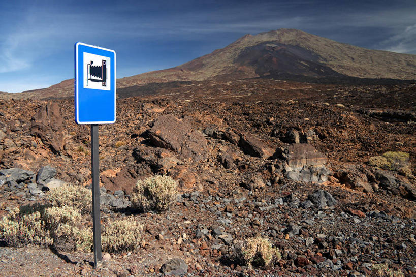 无人,横图,室外,白天,通讯,安全,山脉,植物,西班牙,标志,云,布告,摄影,指导,加那利群岛,特内里费岛,大西洋群岛,彩图