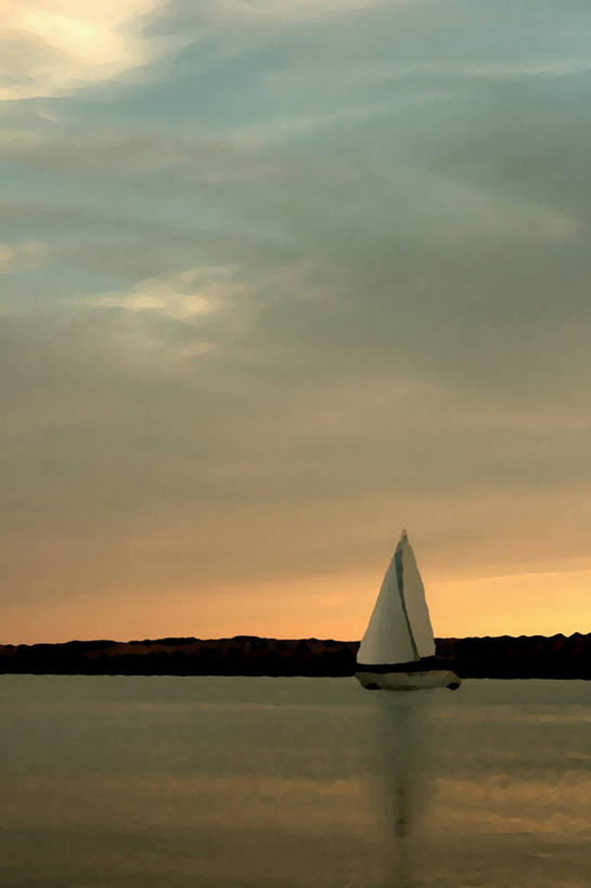 帆船,无人,竖图,室外,河流,日落,船,西班牙,天空,自然,交通工具,运输,摄影,载具,彩图