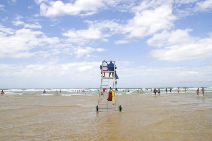 横图,室外,白天,度假,海洋,法国,云,天空,自然,摄影,保护,救生椅,法国文化,海滩,彩图