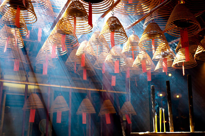 无人,横图,室内,重复,香港,日光,一排,许多,吊挂,悬挂,整齐,很多,挂,佛香,排列,烟,摄影,佛教,照亮,队列,中国文化,文武二帝庙,螺线,灵性,大笪地,彩图,传统文化