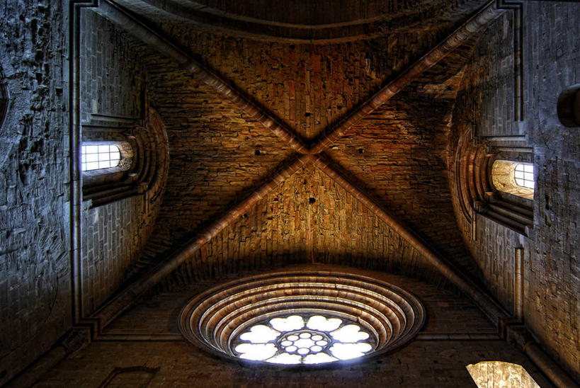 无人,横图,室内,白天,西班牙,拱门,注视,观察,看,摄影,宗教,观看,宁静,察看,基督教,关注,莱里达省,莱里达,彩图,大教堂