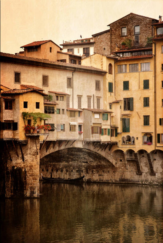 无人,竖图,室外,白天,河流,城市,建筑,意大利,反射,联系,拱桥,天空,摄影,意大利文化,托斯卡纳区,维基奥桥,亚诺河,彩图