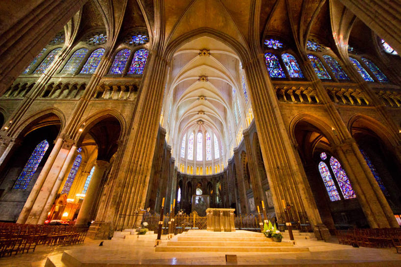 无人,横图,室内,仰视,窗户,建筑,椅子,法国,欧洲,拱门,台阶,摄影,宗教,基督教,西欧,宗教建筑,法兰西,祭坛,法兰西共和国,法兰西第五共和国,厄尔.卢瓦尔省,彩图,低角度拍摄,大教堂,夏特尔