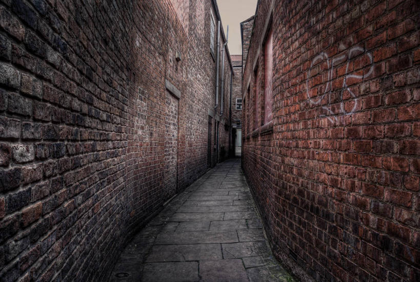 无人,横图,室外,白天,建筑,英国,历史,砖墙,摄影,北约克郡,彩图,巷
