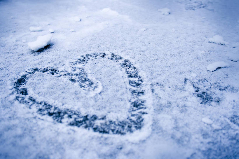 无人,横图,室外,特写,白天,雪,挪威,白色,自然,寒冷,摄影,想法,奥普兰郡,利勒哈默尔,心型,彩图,爱