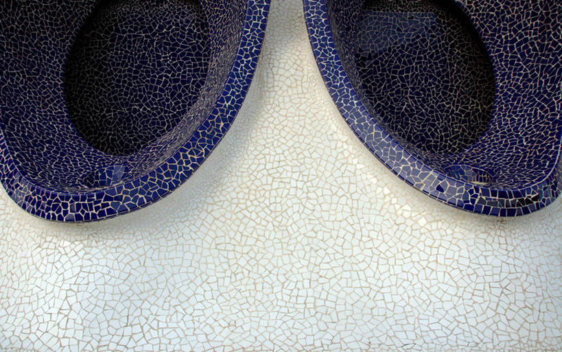 无人,横图,室外,白天,建筑,西班牙,花纹,艺术,瓷砖,图案,蓝色,白色,摄影,式样,巴伦西亚省,彩图,艺术科学城