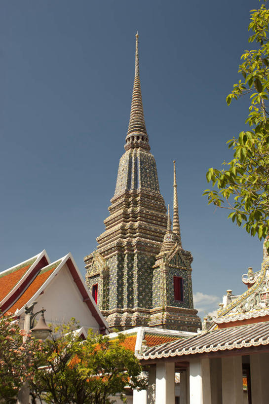 无人,寺庙,竖图,室外,白天,建筑,曼谷,泰国,首都,树,天空,摄影,宗教,佛教,玉佛寺,宗教建筑,彩图