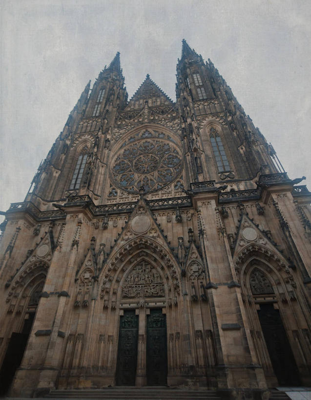 无人,教堂,竖图,室外,白天,仰视,建筑,欧洲,捷克,云,首都,废墟,天空,摄影,宗教,基督教,哥特式风格,中欧,捷克共和国,波西米亚,布拉格,圣维特大教堂,圣维特主教座堂,彩图,低角度拍摄,大教堂,布拉格历史中心