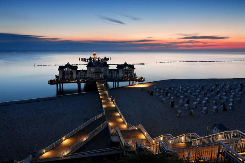 无人,横图,室外,海洋,德国,欧洲,岛,云,天空,自然,黄昏,摄影,照亮,西欧,德意志联邦共和国,梅克伦堡.前波美拉尼亚州,梅克伦堡.前波美拉尼亚,彩图,吕根县