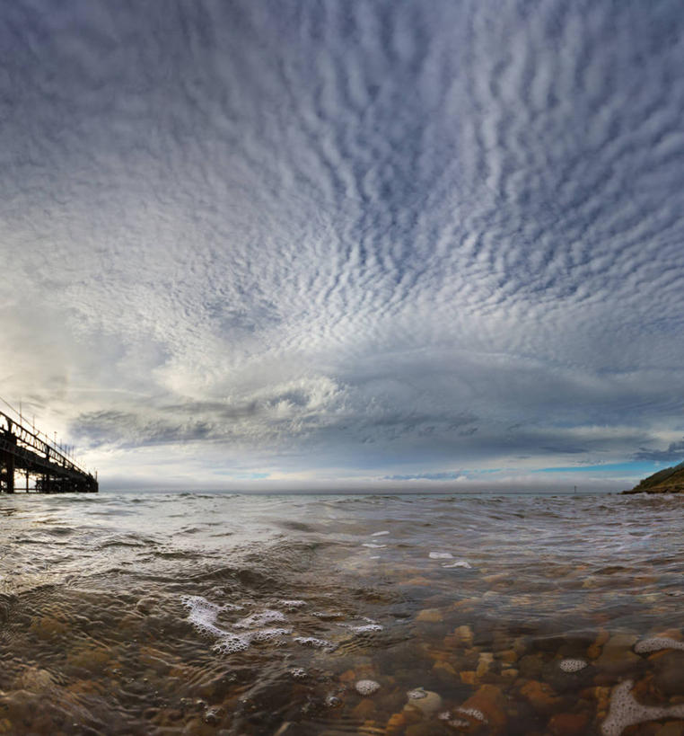 无人,码头,竖图,室外,白天,美景,英国,景观,云,天空,自然,鹅卵石,景色,摄影,宁静,自然风光,卷积云,怀特岛,彩图