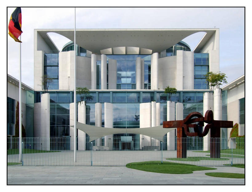 无人,栏杆,横图,室外,白天,窗户,建筑,德国,柱子,首都,柏林,办公大楼,摄影,宁静,德国总理府,彩图