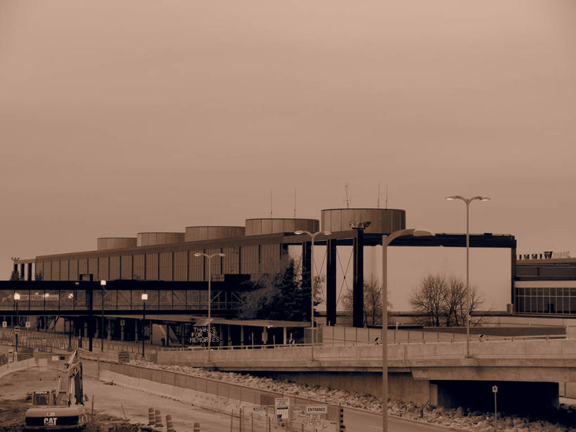 无人,机场,横图,阶调图片,室外,建筑,路,路灯,加拿大,天空,黄昏,运输,摄影,马尼托巴湖,彩图,温尼伯湖