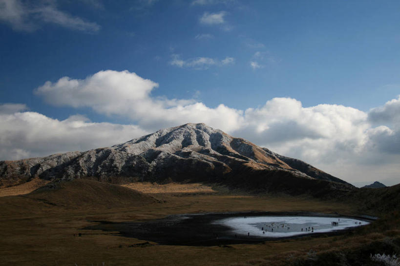 无人,横图,室外,白天,美景,雪山,日本,日本文化,地形,景观,云,风景,天空,自然,景色,摄影,宁静,自然风光,熊本,彩图,麻生太郎