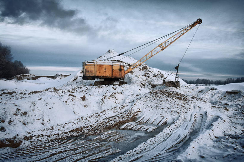 无人,横图,室外,白天,建筑业,雪,雪山,俄罗斯,云,冬天,天空,工业,摄影,宁静,彩图,雅罗斯拉夫尔