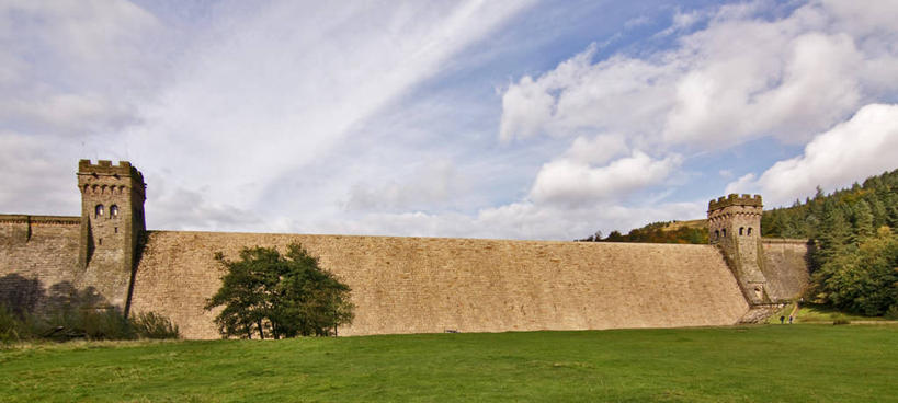 无人,横图,全景,室外,白天,建筑,英国,城堡,云,历史,城墙,草,树,摄影,保护,彩图