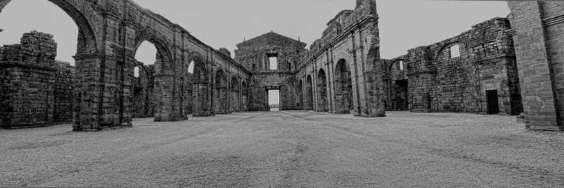 无人,横图,全景,黑白,室外,白天,建筑,巴西,大门,云,历史,废墟,草,天空,南美,摄影,南美洲,拉丁美洲,下降,美洲,巴西联邦共和国,亚美利加洲,南亚美利加洲,南大河州,南里奥格兰德州