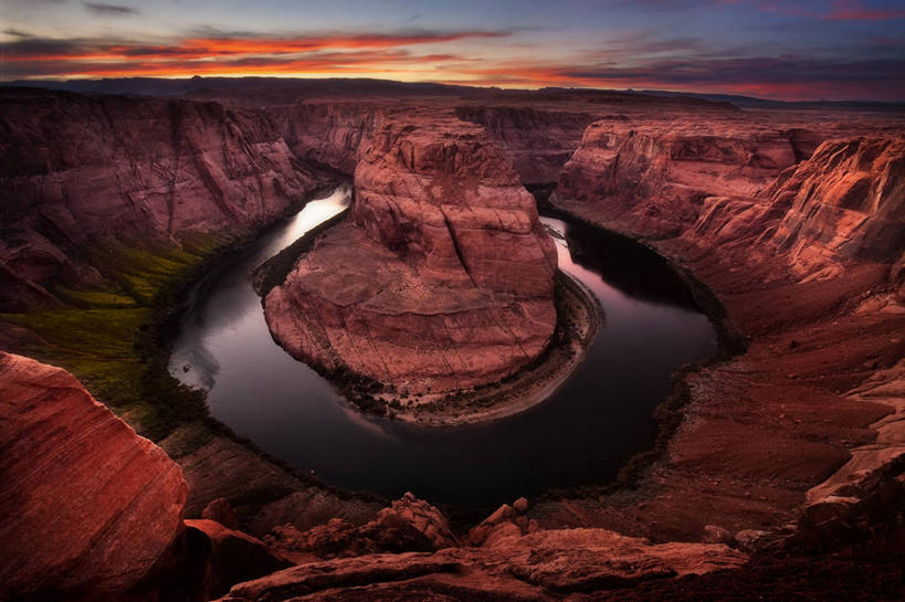 无人,横图,室外,河流,墨西哥,美国,自然,黄昏,橙色,摄影,宁静,亚利桑那,北美,北美洲,岩层,美洲,洛矶山脉,落基山脉,北亚美利加洲,亚美利加洲,墨西哥合众国,仙人掌王国,科罗拉多河,岩石,彩图,马蹄湾,美利坚合众国