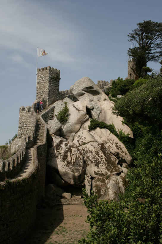 竖图,室外,白天,植物,风,建筑,旗帜,葡萄牙,欧洲,摇摆,城堡,云,首都,历史,里斯本,台阶,树,天空,自然,地标建筑,摄影,里斯本区,南欧,葡萄牙共和国,新特拉,岩石,彩图