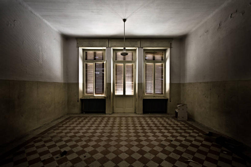 无人,医院,横图,室内,白天,窗户,门,意大利,墙,摄影,宁静,下降,彩图