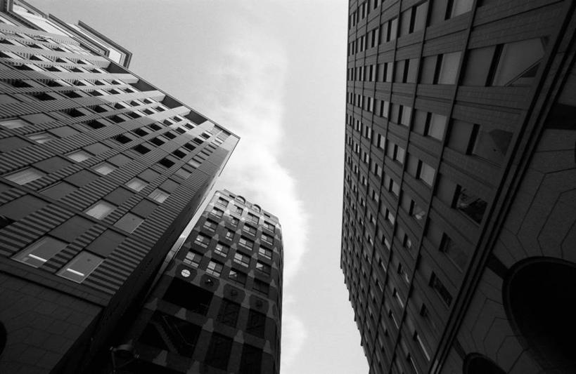 无人,横图,黑白,室外,白天,天际线,建筑,摩天大楼,东京,日本,日本文化,云,首都,注视,现代,天空,观察,看,摄影,观看,察看,关注,发展,港区,汐留