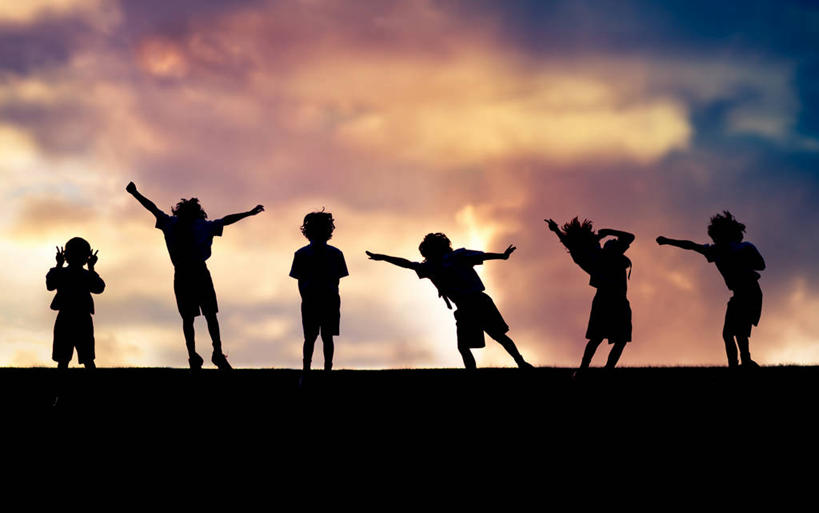 站,横图,室外,日落,澳大利亚,云,童年,摄影,剪影,西澳大利亚,彩图