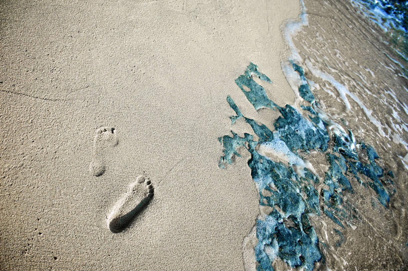 无人,横图,室外,白天,海浪,海洋,塞舌尔,脚印,沙子,河岸,自然,摄影,印度洋,身份,马埃岛,海滩,岩石,彩图