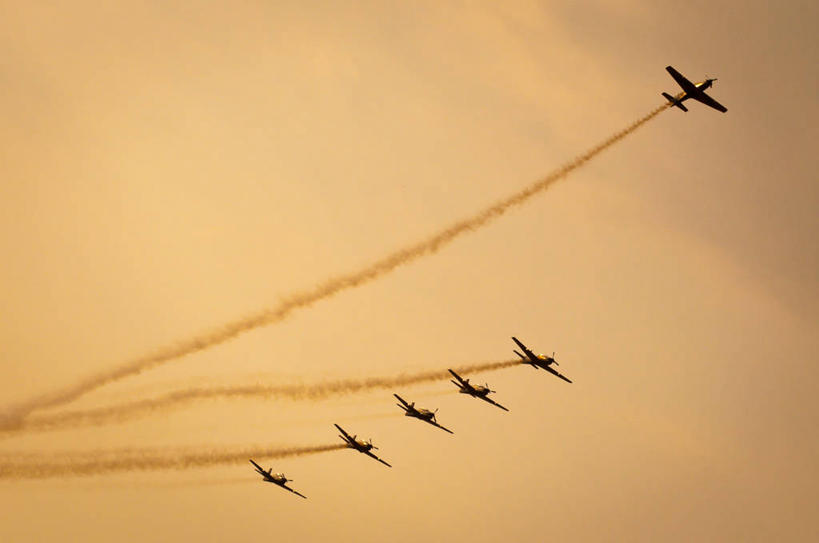 无人,横图,室外,日落,巴西,云,烟,运输,摄影,军用机,技能,彩图