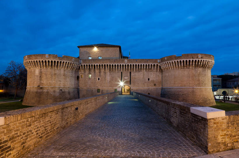 无人,横图,室外,建筑,意大利,云,塔,历史,天空,黄昏,地标建筑,摄影,照亮,要塞,意大利文化,安科纳,彩图