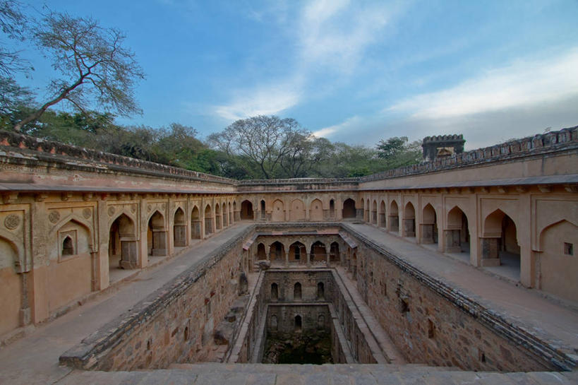 无人,横图,室外,白天,建筑,印度,拱门,首都,历史,树,天空,地标建筑,摄影,宗教,印度文化,新德里,彩图