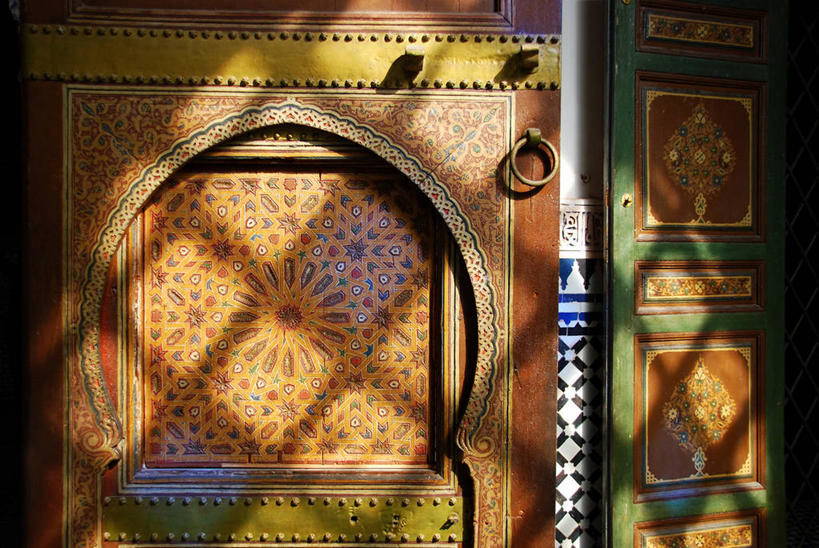 无人,宫殿,横图,室外,白天,门,日光,非洲,摩洛哥,古典,历史,摄影,阿非利加洲,摩洛哥王国,式样,马拉喀什,摩洛哥文化,设计,彩图