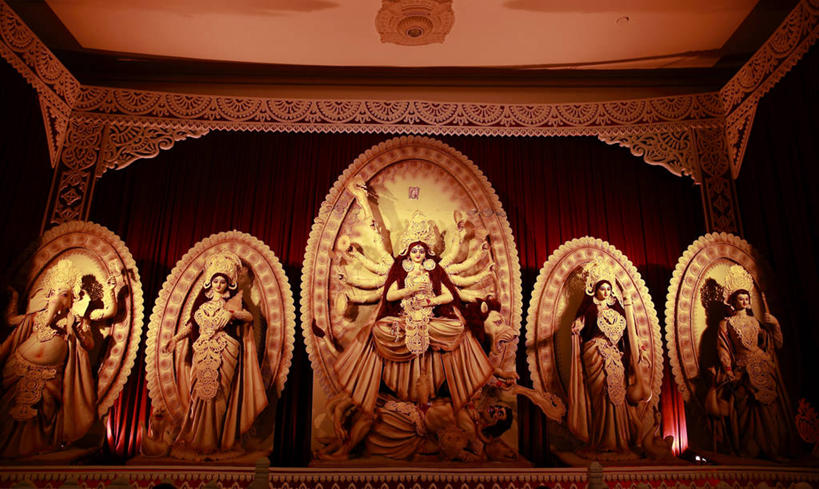 无人,横图,室内,印度,庆祝,雕像,摄影,印度文化,印度教,美术工艺,浦那,彩图,传统节日