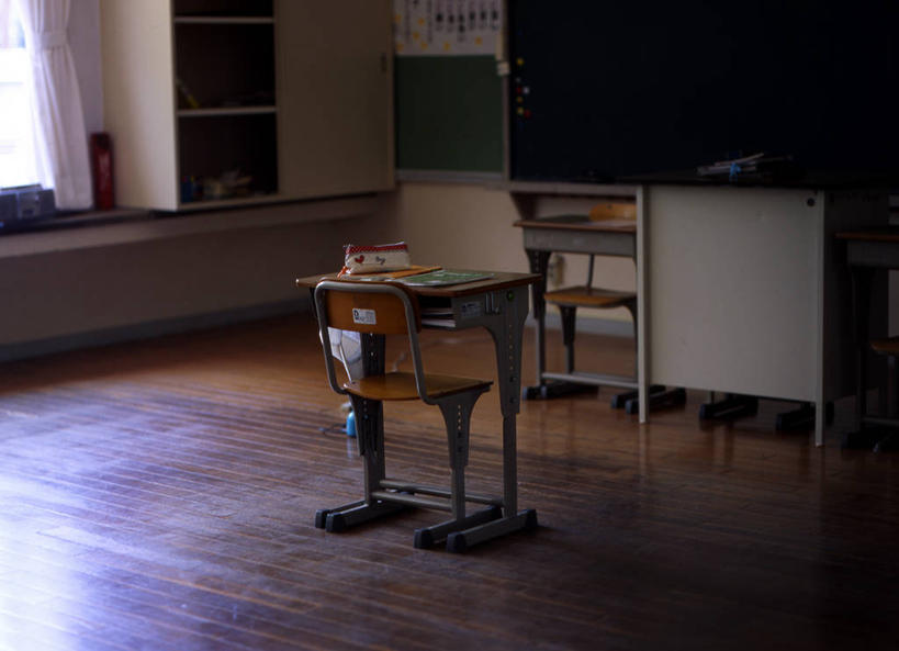 无人,横图,室内,白天,家具,椅子,日本,教育,书桌,座位,黑板,教室,童年,摄影,东亚,书
