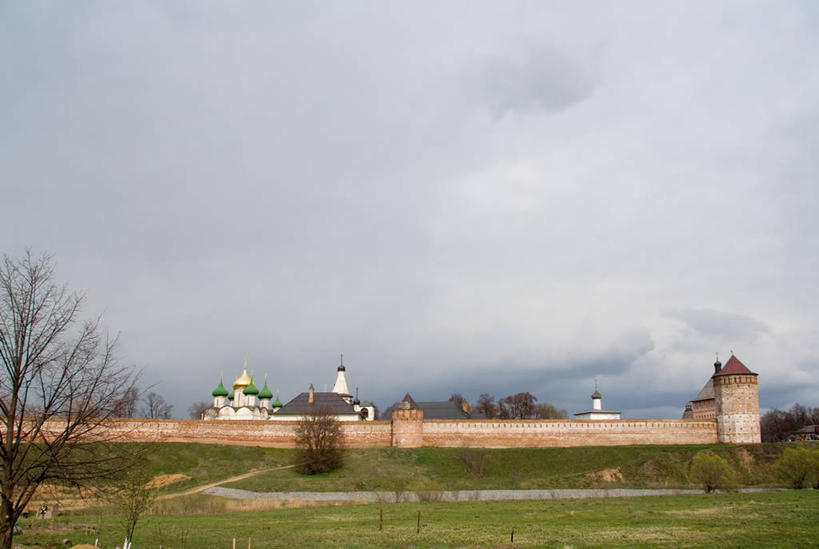 无人,横图,室外,白天,旅游,度假,美景,建筑,俄罗斯,地形,景观,历史,娱乐,草,树,自然,地标建筑,享受,休闲,景色,放松,摄影,宗教,环境,宗教建筑,自然风光,修道院,灵性,旅行,大教堂,苏兹达尔,传统文化,俄罗斯文化